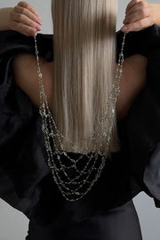 Fashionable Mesh Pearl Beaded Hair Accessories