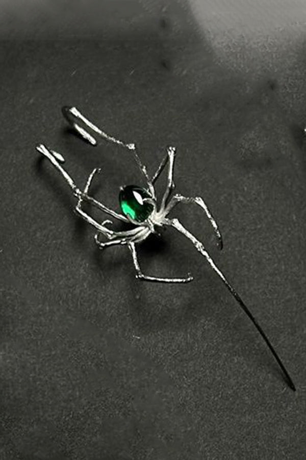 Halloween Punk Spider Earrings