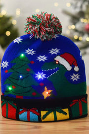 Christmas LED Light Knitted Hat