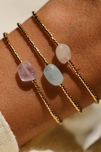 Fashion Crystal Beaded Hand-woven Bracelet