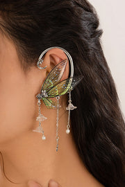 Forest Elf Tassel Butterfly Earrings