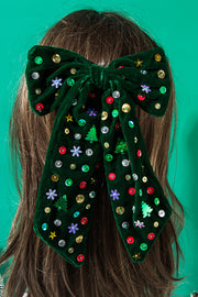 Christmas Velvet Snowflake Christmas Tree Ornament Headdress