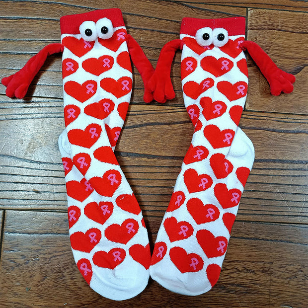 Couple Love Magnetic Hand Socks