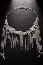 Fashionable Sparkling Rhinestone Tassel Hair Accessory