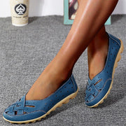 Tendon Sole Hollow Loafers