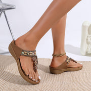 Bohemian Summer Fashion Beach Flat Slippers