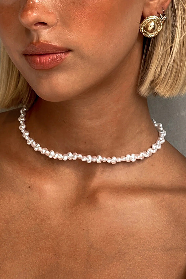 Gentle and Elegant Imitation Pearl Versatile Necklace