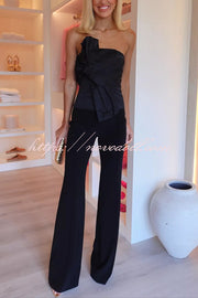 Invite Only High Waist Stretch Flared Pants