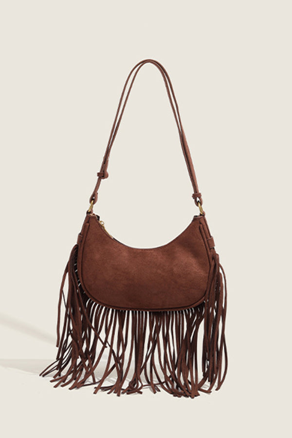 Temperament Urban Leisure Tassel Shoulder Bag