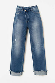 Destiny Stretch High Rise Cross Over Jeans