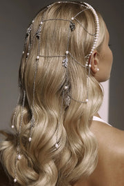 Pearl Headband with Tassels