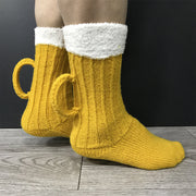 3d Beer Mug Socks Knitted Stockings Cute Unisex