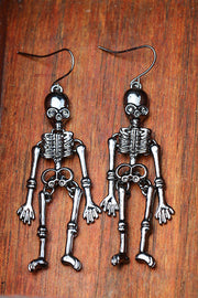 Halloween Dark Style Skull Earrings