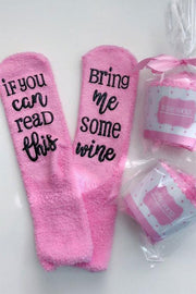 Bring Me Some Wine Socks