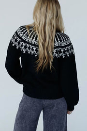 Christmas Thickened Turtleneck Long Sleeve Knitted Sweater