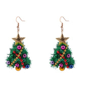 Christmas Tree Tassel Garland Bell Earrings Earrings