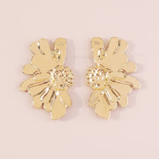 Retro Alloy Floral Pattern Earrings