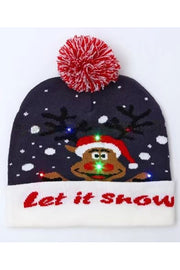 Christmas LED Light Knitted Hat
