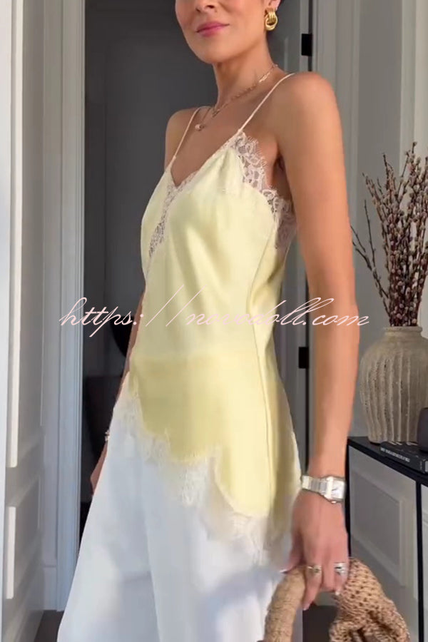 Sexy Lace Backless Camisole Top