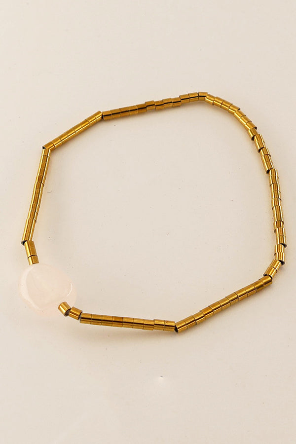 Fashion Crystal Beaded Hand-woven Bracelet