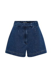 Abel Denim High Waist Relaxed Fit Shorts