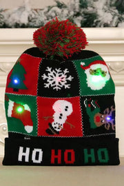Christmas LED Light Knitted Hat