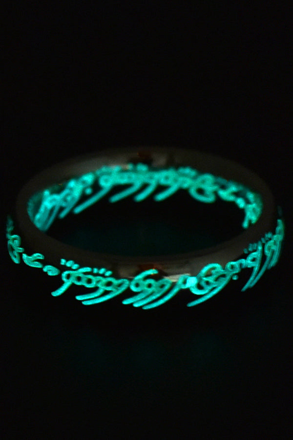 Personalized Stainless Steel Luminous Ring