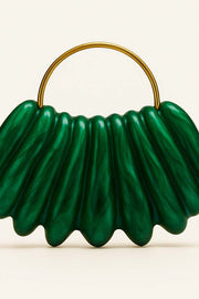 Simple Acrylic Wave-shaped Clutch Bag