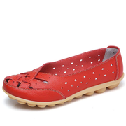 Tendon Sole Hollow Loafers