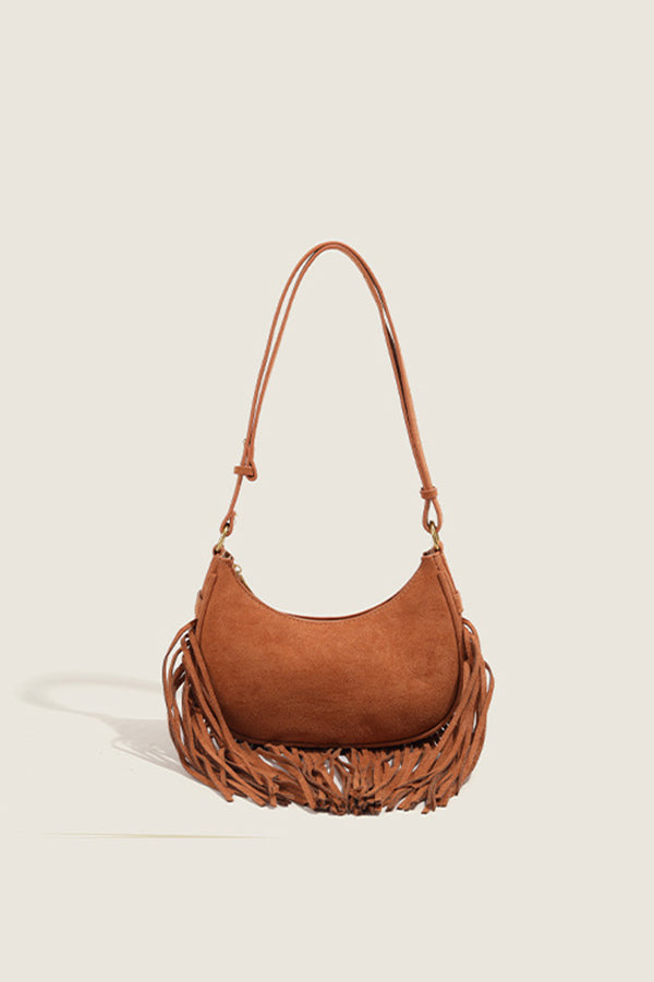 Temperament Urban Leisure Tassel Shoulder Bag