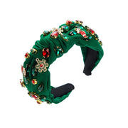 Knotted Christmas Tree Snowflake Christmas Stocking Decorative Headband