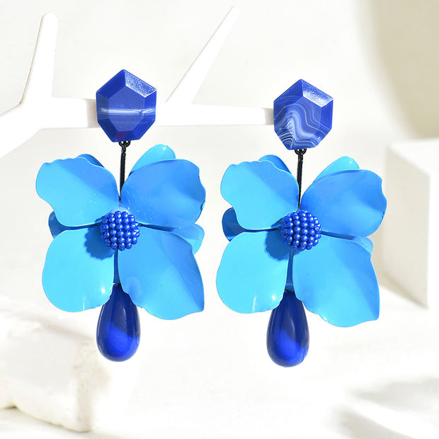 Fashion Personalized Floral Earrings