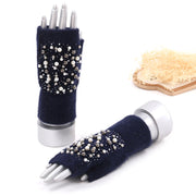 Shiny Pearl Fingerless Gloves