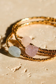 Fashion Crystal Beaded Hand-woven Bracelet