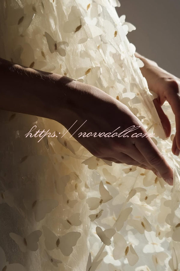 Stylish Backless Bow Elegant Butterfly Loose Mini Dress