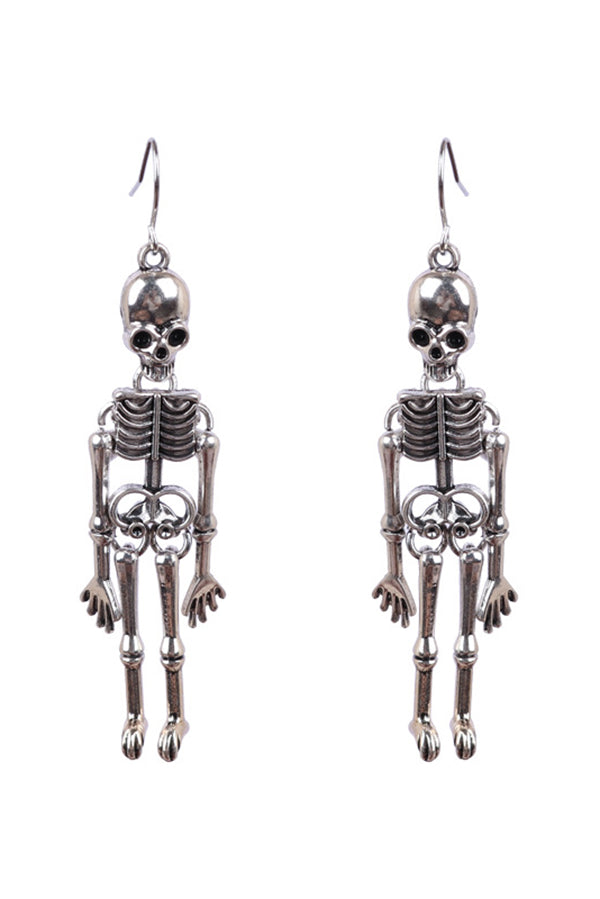 Halloween Dark Style Skull Earrings