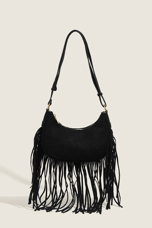 Temperament Urban Leisure Tassel Shoulder Bag